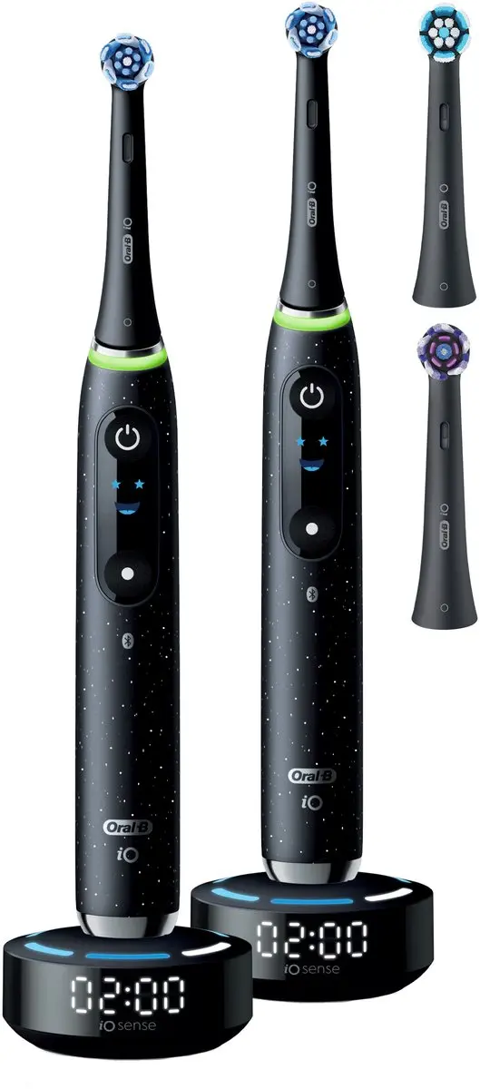 Oral-B iO 10 Elektrische Tandenborstel - Duopack - Zwart - afbeelding 2 van 6