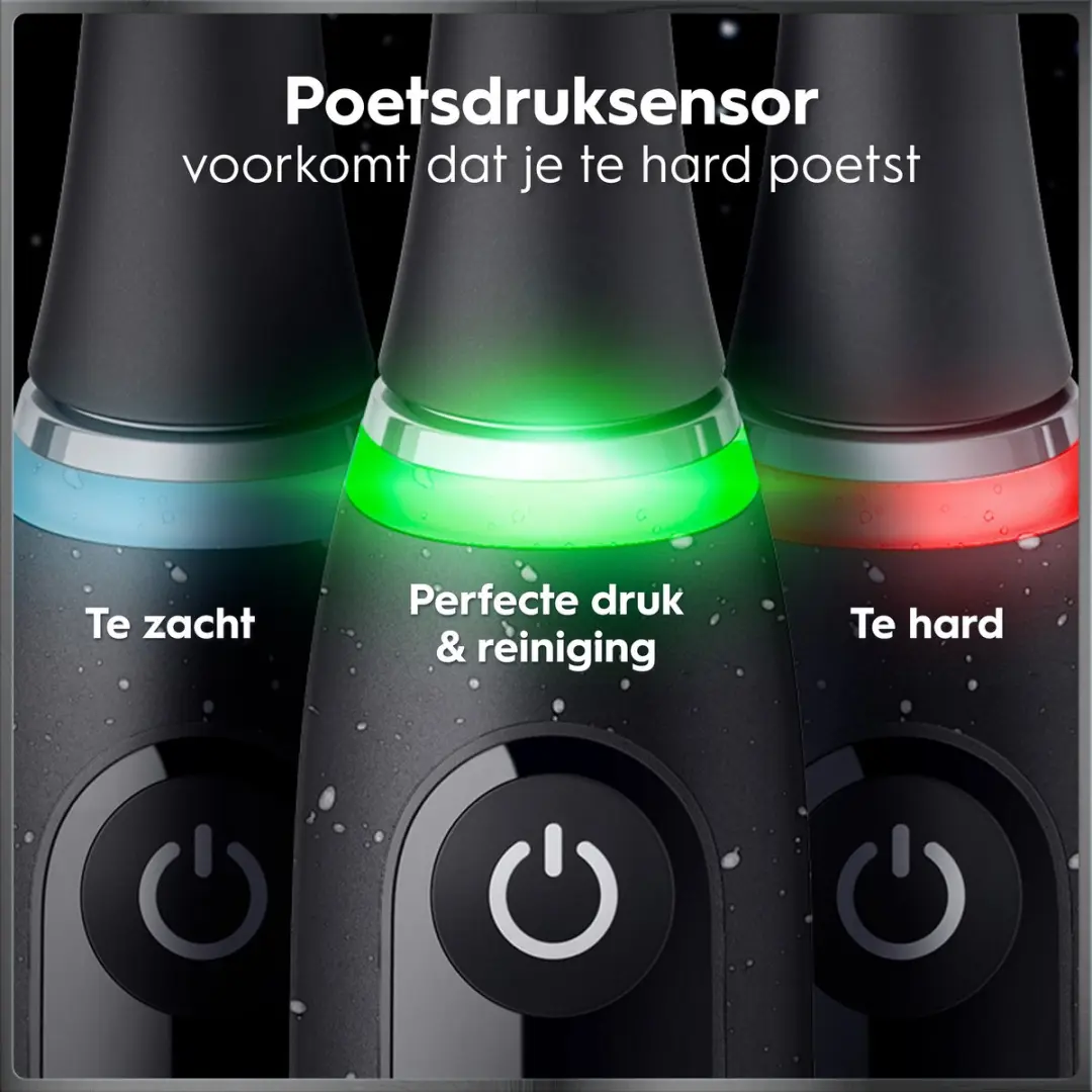 Oral-B iO 10 Elektrische Tandenborstel - Duopack - Zwart - afbeelding 3 van 6