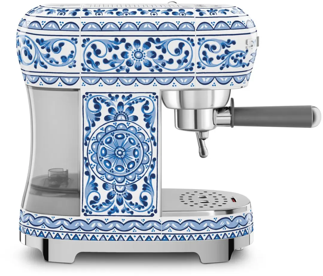 Smeg Dolce & Gabbana ECF02DGBEU Espressomachine - Blauw - afbeelding 6 van 6
