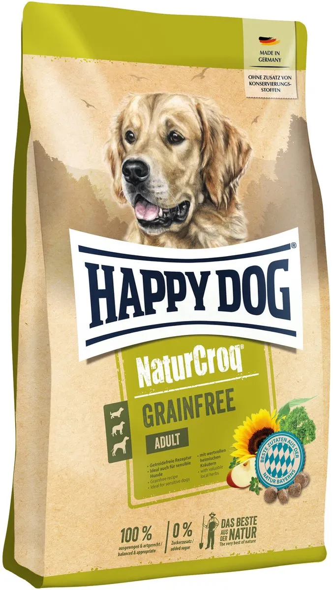 Happy Dog Nature Croq Graanvrij Zalm & Gevogelte 11kg