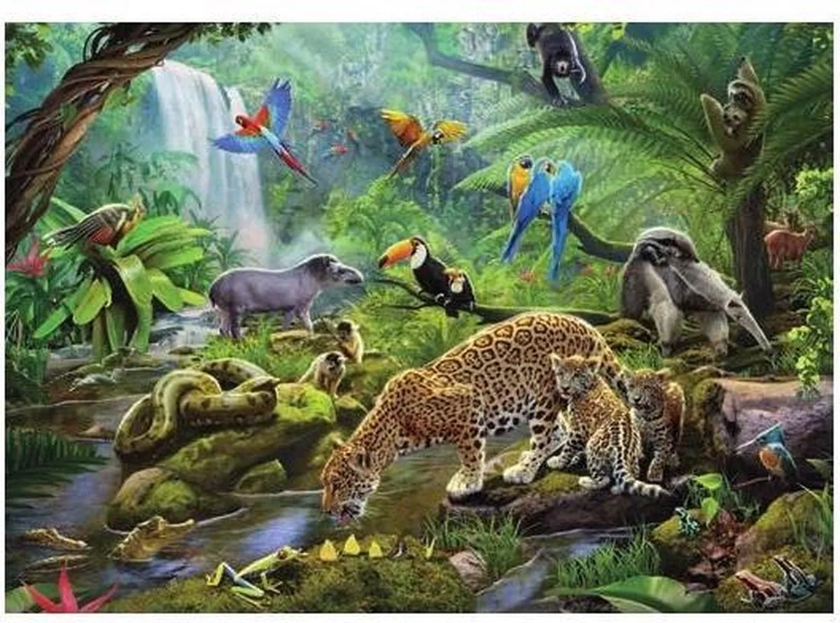 Ravensburger Rainforest Animals Legpuzzel 60 stuk(s) Dieren