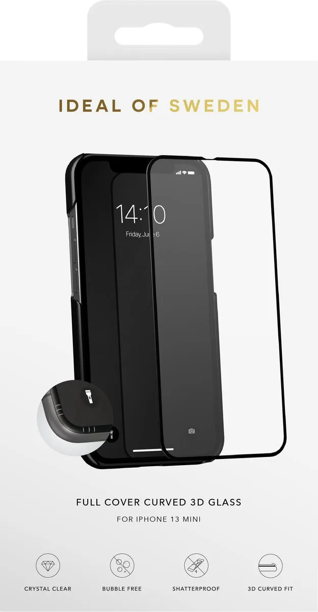 iDeal of Sweden Ideal Full Cover Glas iPhone 13 Mini