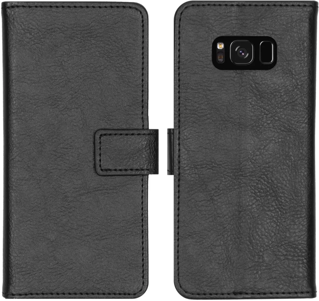 imosHion Hoesje Samsung Galaxy S8 - 3 Pasjes - Zwart