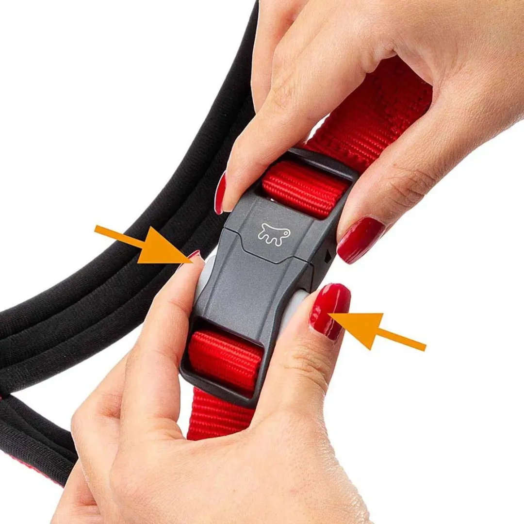 Ferplast Daytona Cross Hondenharnas - M - Rood