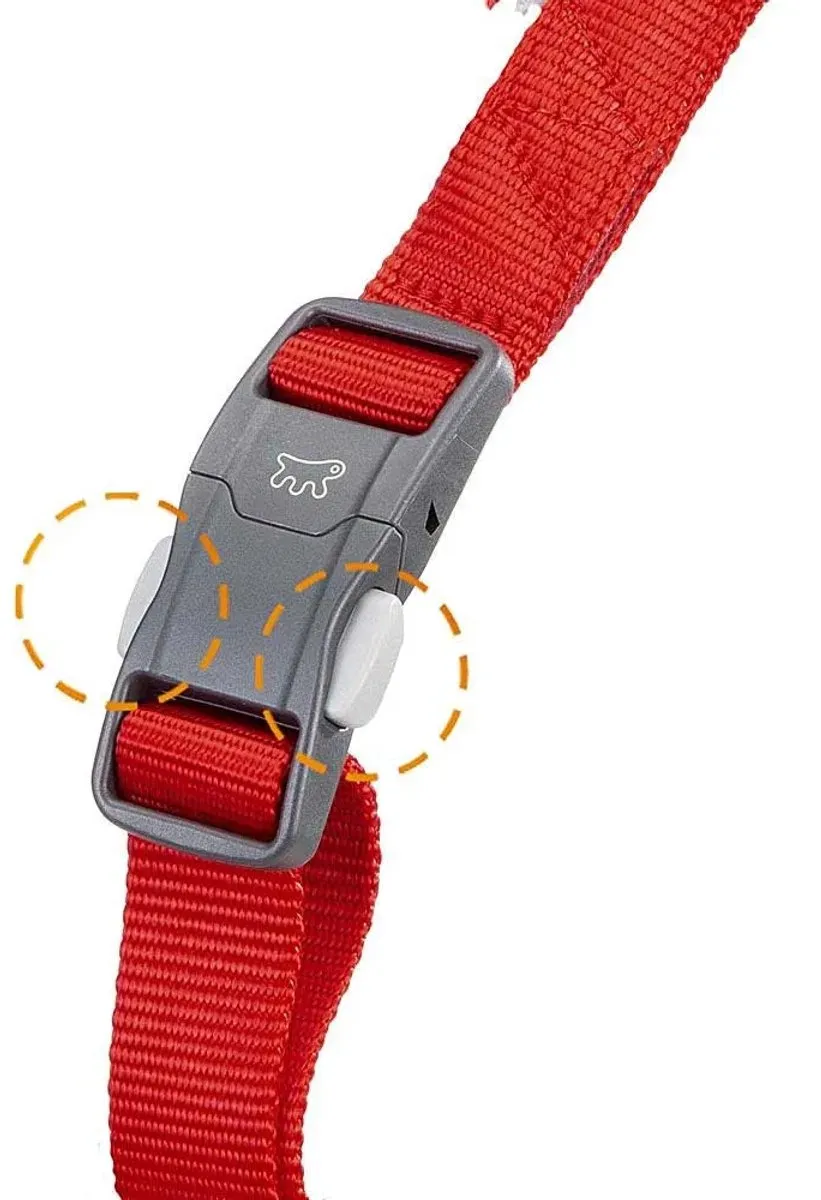 Ferplast Daytona Cross Hondenharnas - M - Rood