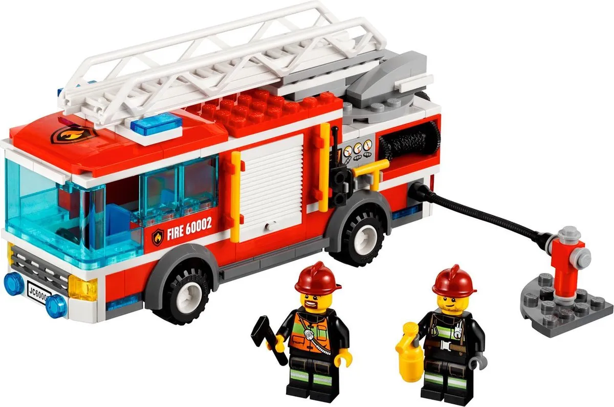 LEGO City Brandweertruck 60002 - 209 Stukken - 2 Minifiguren