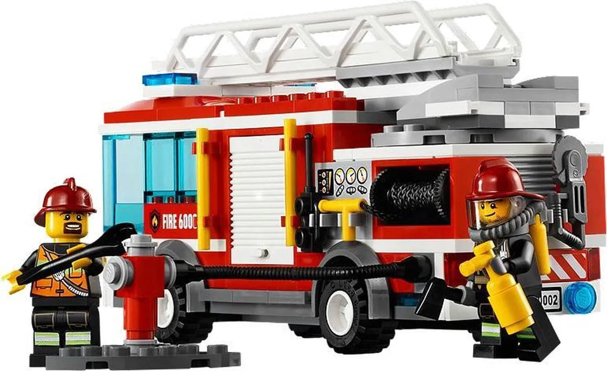 LEGO City Brandweertruck 60002 - 209 Stukken - 2 Minifiguren