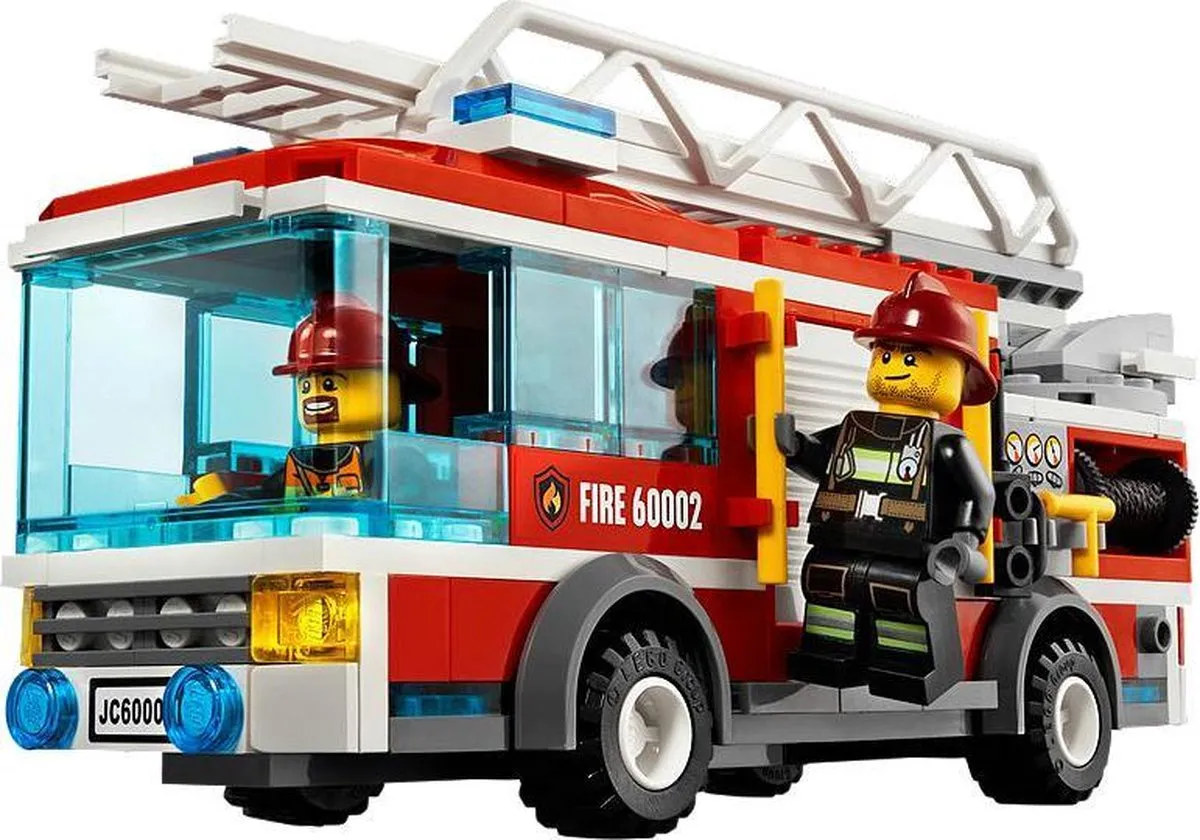 LEGO City Brandweertruck 60002 - 209 Stukken - 2 Minifiguren