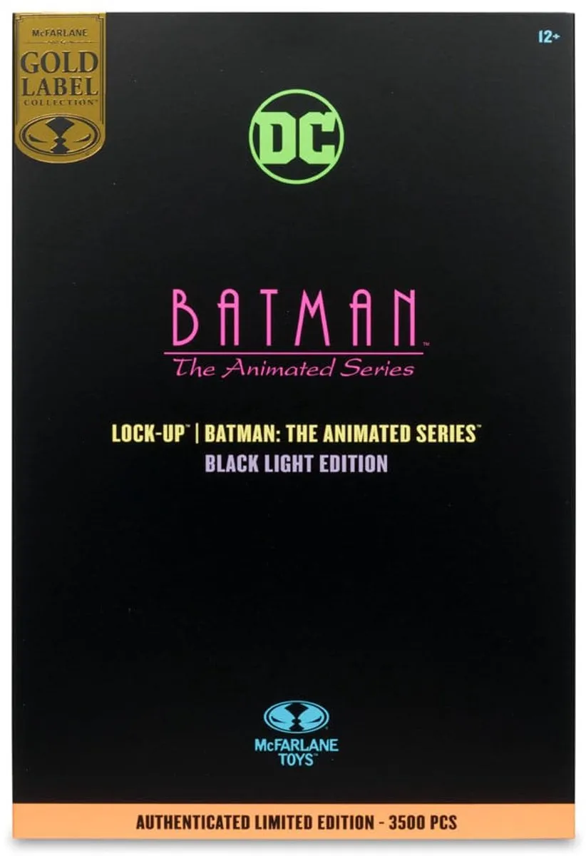 McFarlane Toys Batman The Animated Series Lock-Up Black Light Edition MCF17661 Action Figuur - Multi
