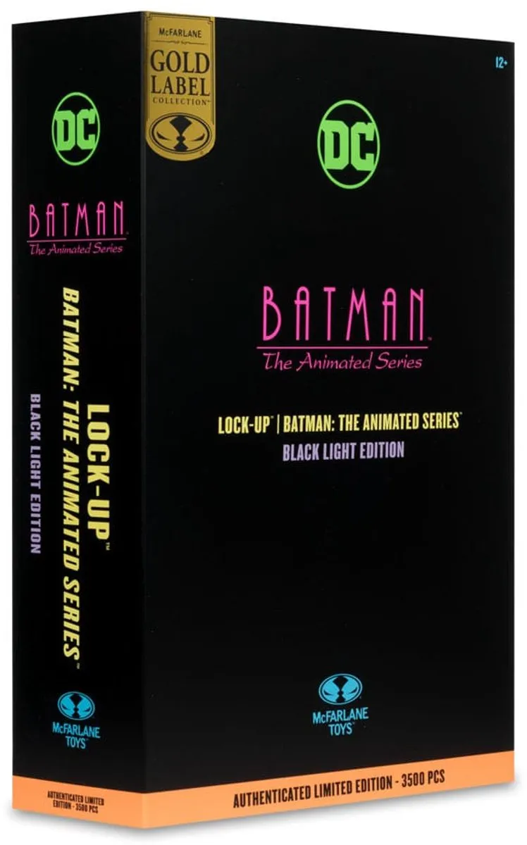 McFarlane Toys Batman The Animated Series Lock-Up Black Light Edition MCF17661 Action Figuur - Multi