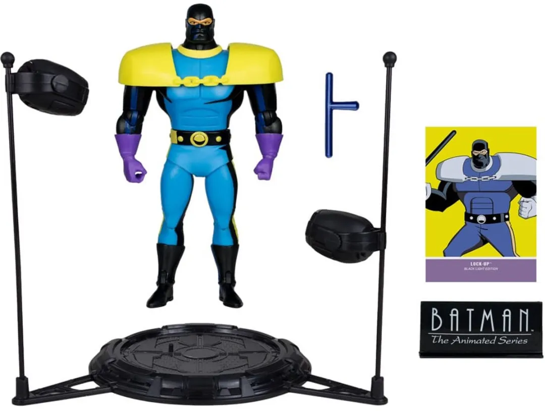 McFarlane Toys Batman The Animated Series Lock-Up Black Light Edition MCF17661 Action Figuur - Multi