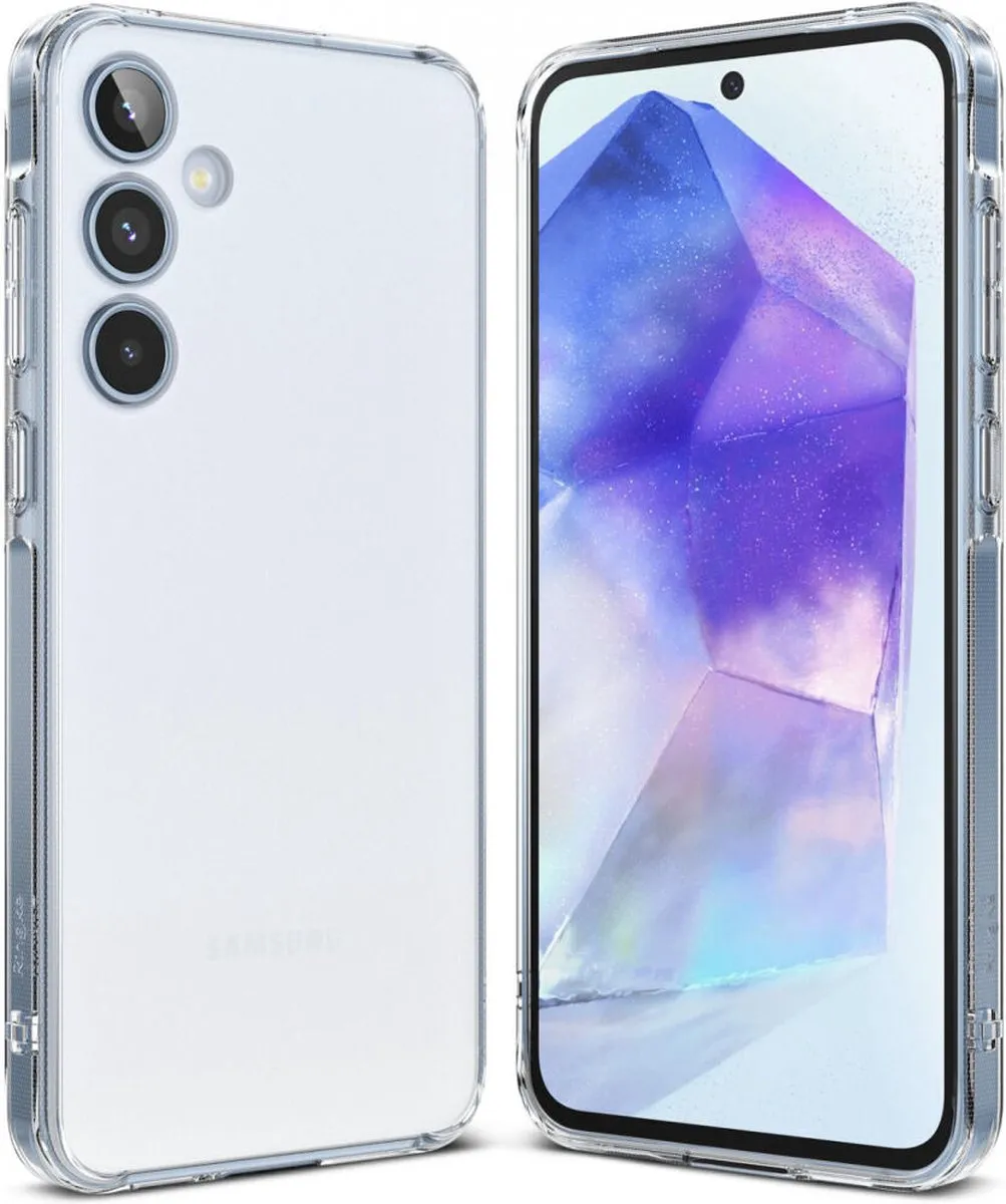 Ringke Fusion Hoesje Samsung Galaxy A55 - Antikrascoating - Matte Transparant