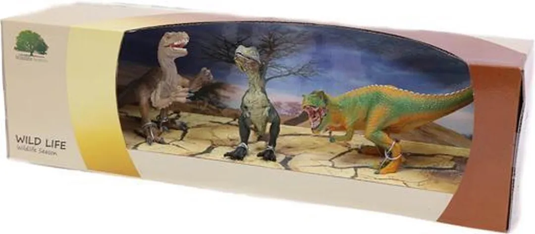 PIA Soft Toys T-rex Set 3 Stuks