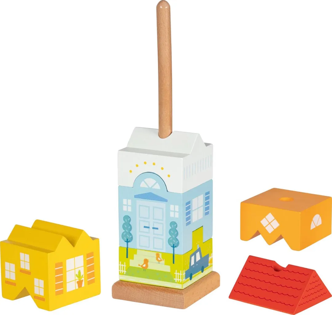 Goki Stacking Dice - 7 Stuks Multicolor
