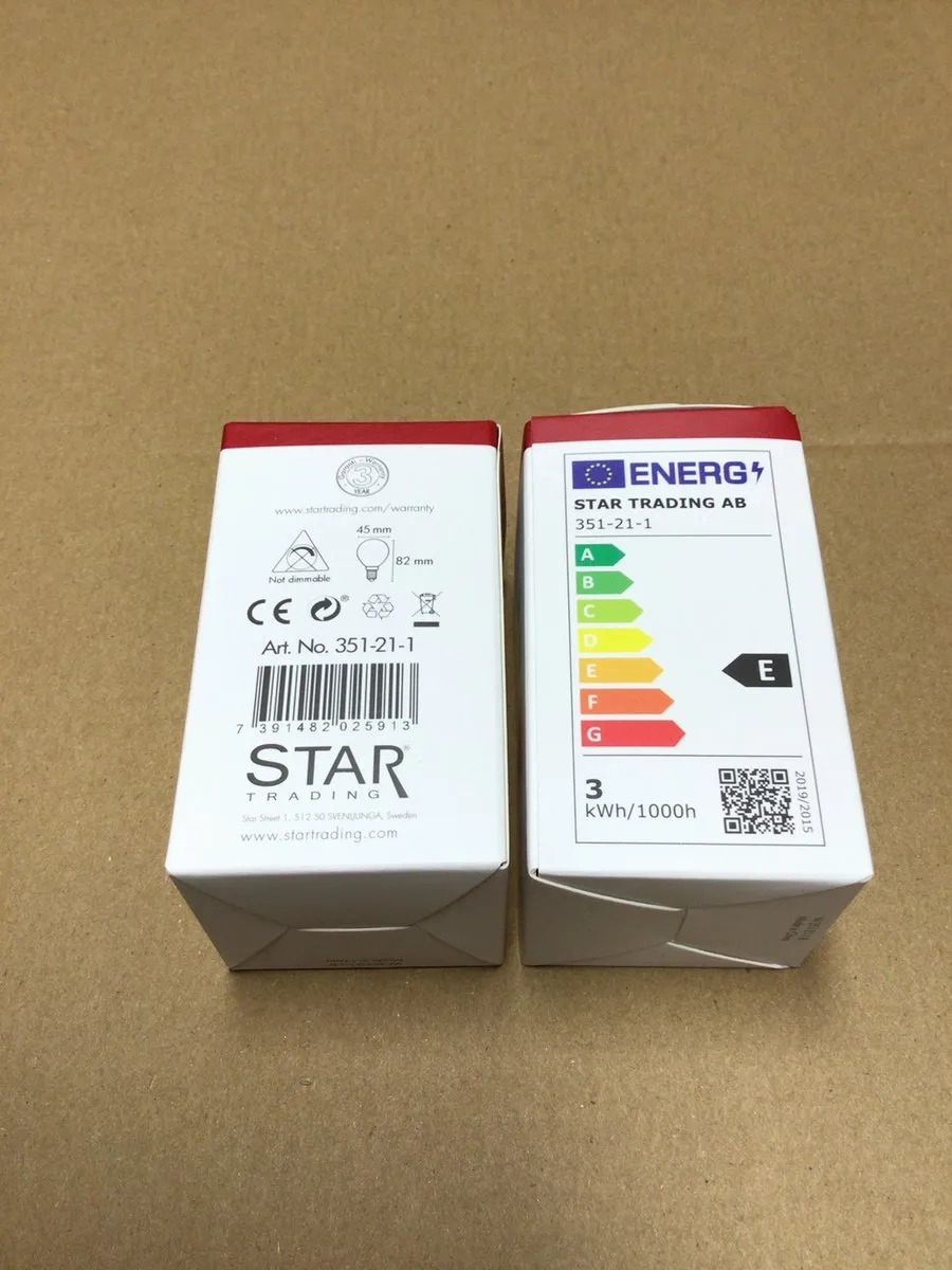 Star Trading Kogellamp E14 2.3W Koel Wit