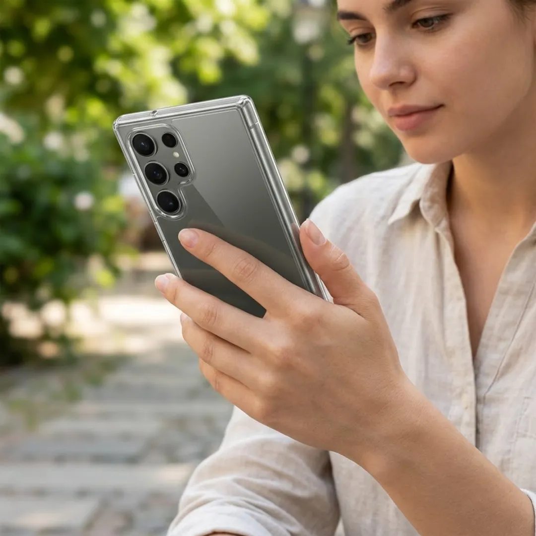 NUVEX Transparant Hoesje Set voor Samsung Galaxy S25 Ultra - 3 Stuks