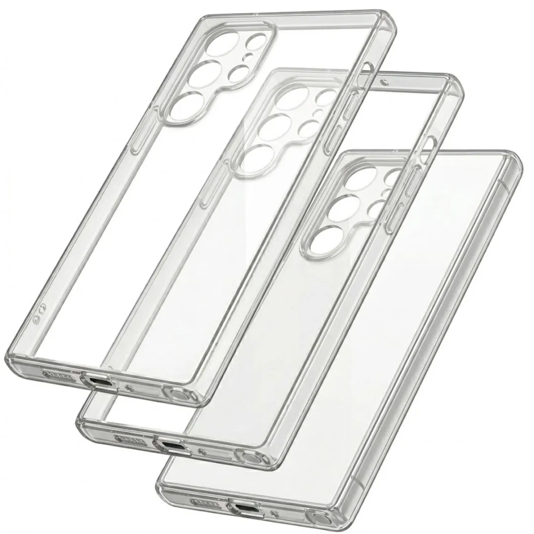 NUVEX Transparant Hoesje Set voor Samsung Galaxy S25 Ultra