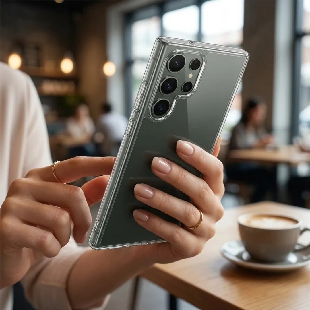 NUVEX Transparant Hoesje Set voor Samsung Galaxy S25 Ultra - 3 Stuks