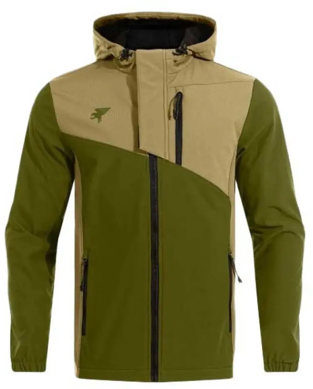 Joma Explorer 104163 Softshelljack Beige,Groen M Man