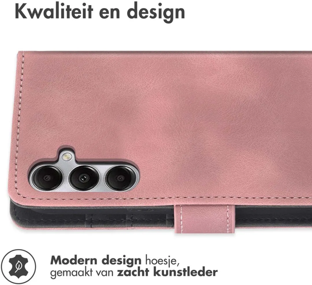 Imoshion Bookcase Hoesje Samsung Galaxy A35 - 3 Pasjes - Roze