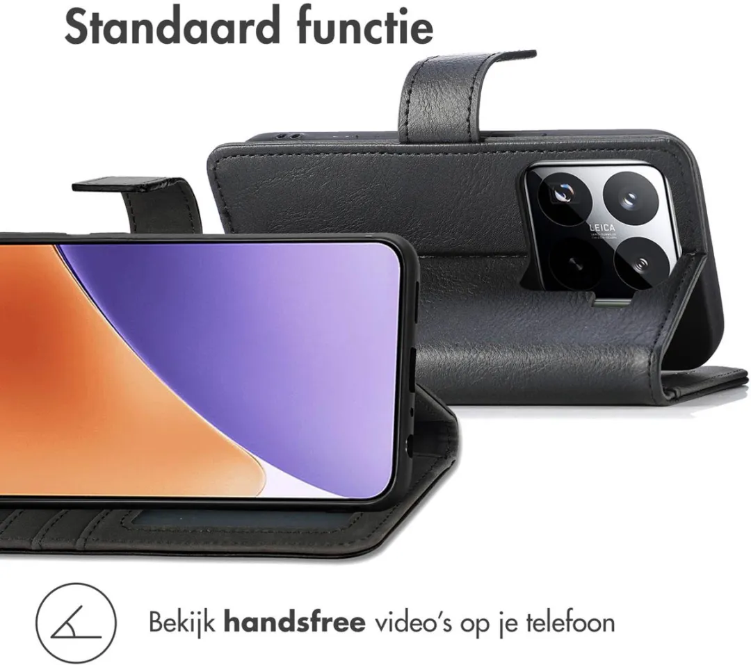 Imoshion Hoesje Xiaomi 15 Pro 3 Pasjes - Zwart