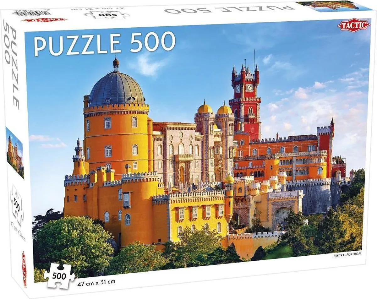 Tactic Puzzel Sintra Portugal 500 Stuks - Multicolor