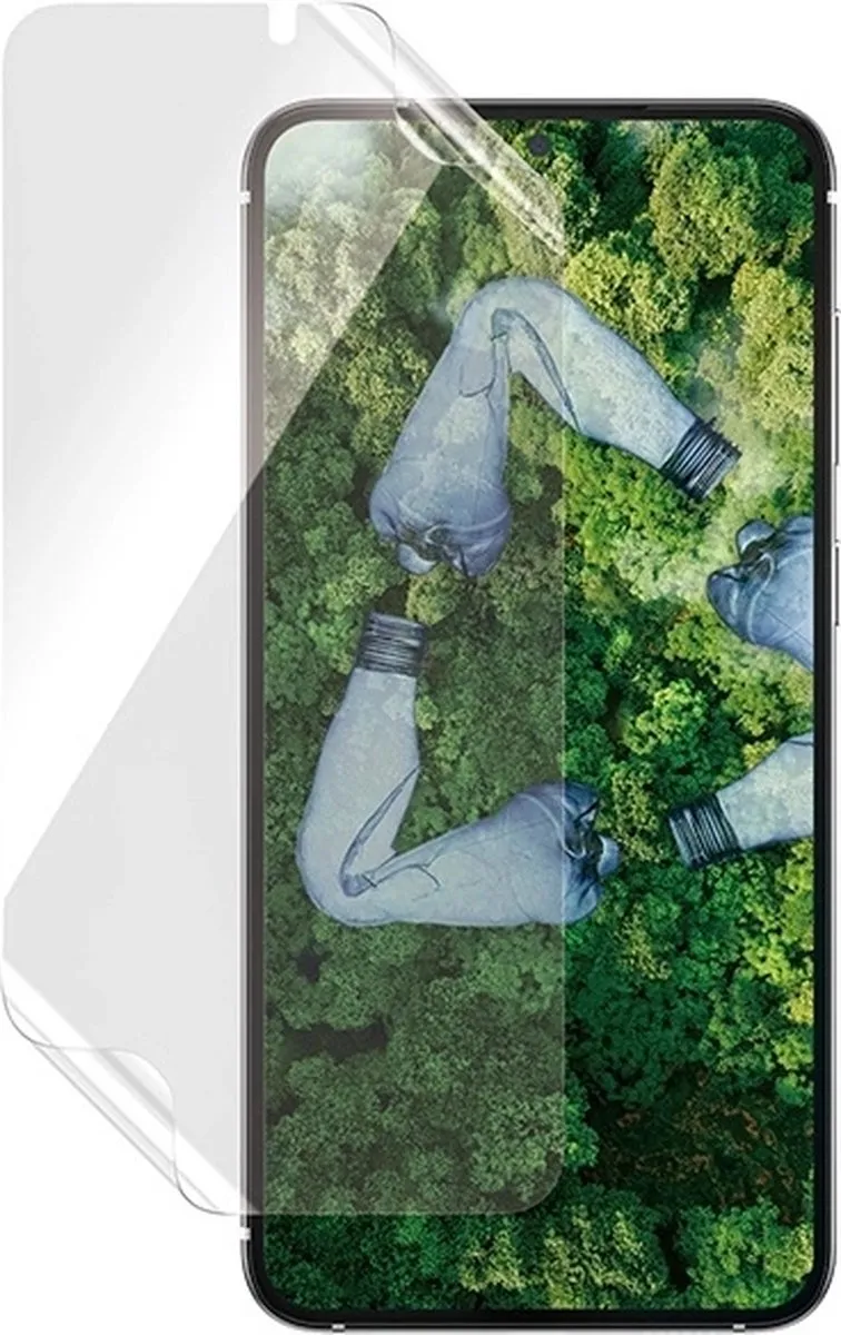 PanzerGlass Matrix Hybrid Displayfolie S23+ - Antibacterieel - Gerecycled Plastic