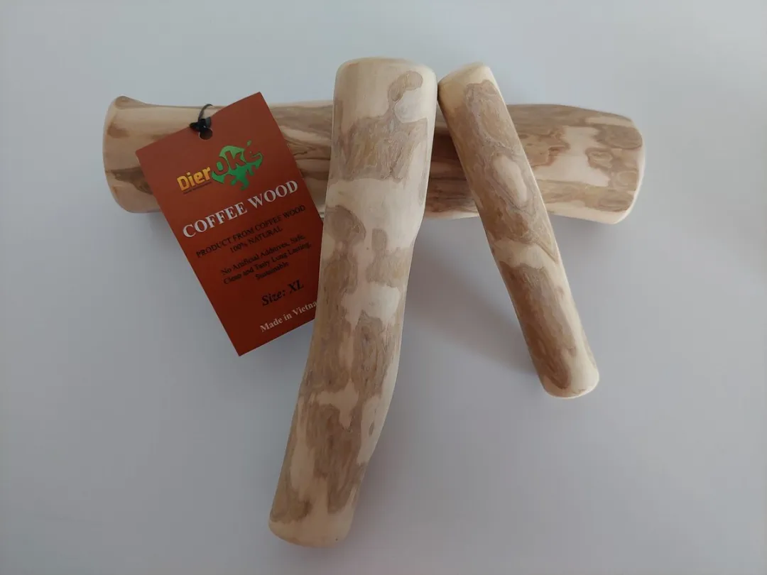 DierOKÉ - Koffieboomwortel Small voor de hond , 100% natuurlijke hondensnacks - kauwwortel - koffiehout - coffee wood - Vietnam
