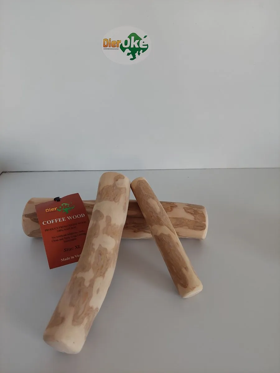 DierOKÉ - Koffieboomwortel Small voor de hond , 100% natuurlijke hondensnacks - kauwwortel - koffiehout - coffee wood - Vietnam