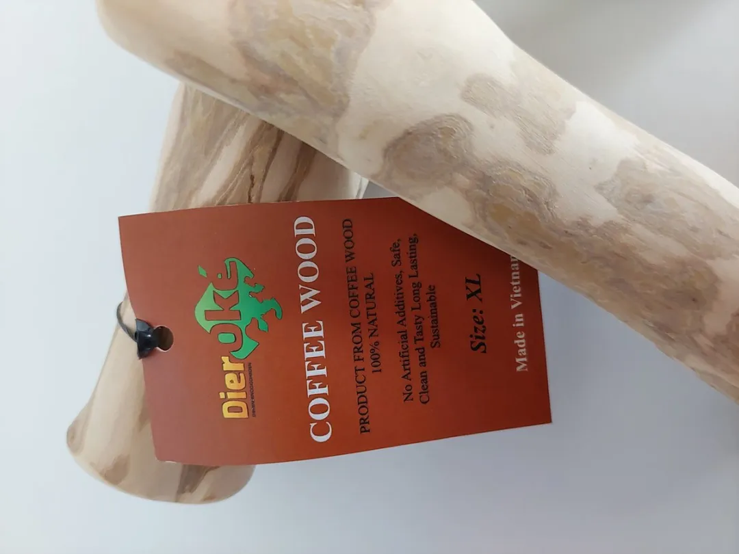 DierOKÉ - Koffieboomwortel Small voor de hond , 100% natuurlijke hondensnacks - kauwwortel - koffiehout - coffee wood - Vietnam
