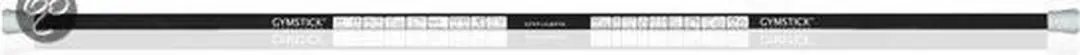 Gymstick Stretching Stick - Wit/Zwart - afbeelding 2 van 2