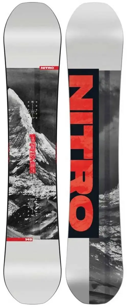 Nitro Prime Raw Snowboard Transparant 155