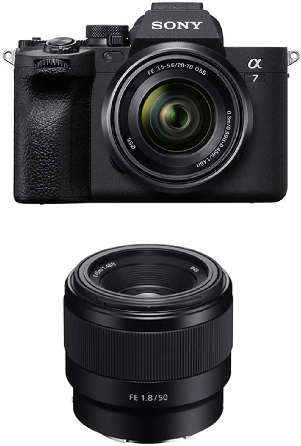 SONY ALPHA 7 IV + FE 28-70mm Objektiv + FE 50mm f/1.8