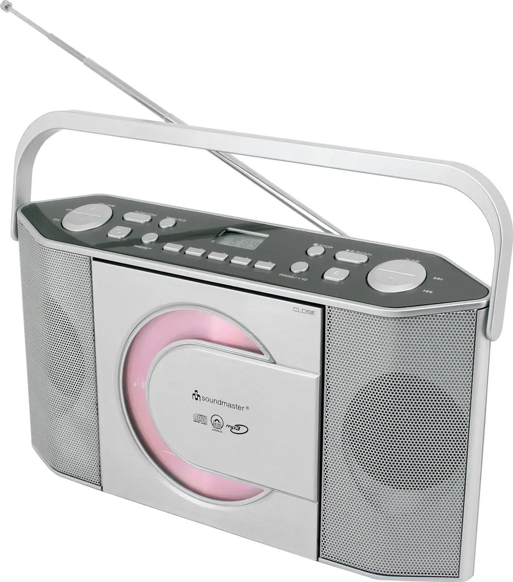 Soundmaster RCD1755SI CD-radio - Zilver - afbeelding 2 van 5