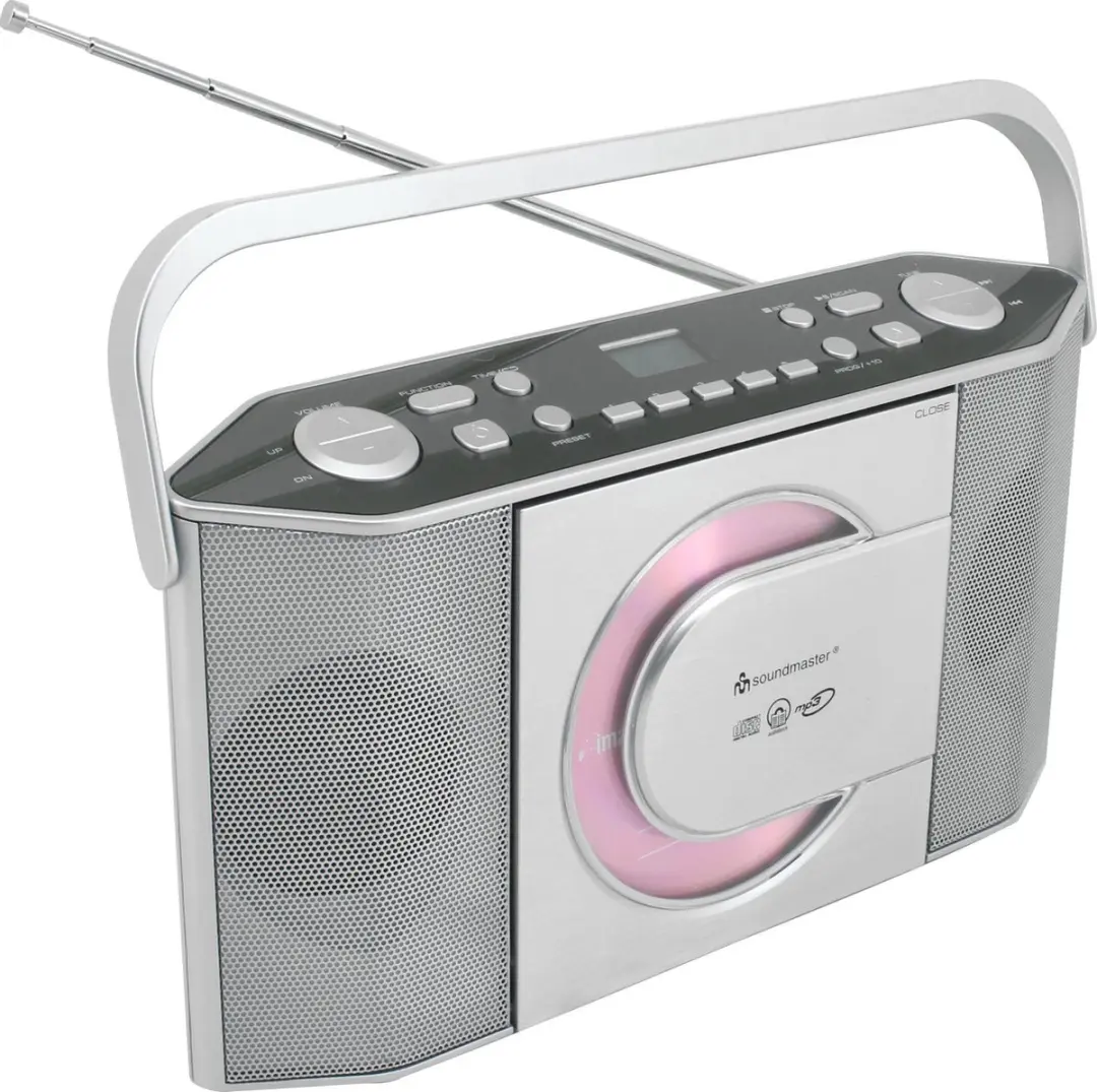 Soundmaster RCD1755SI CD-radio - Zilver - afbeelding 4 van 5