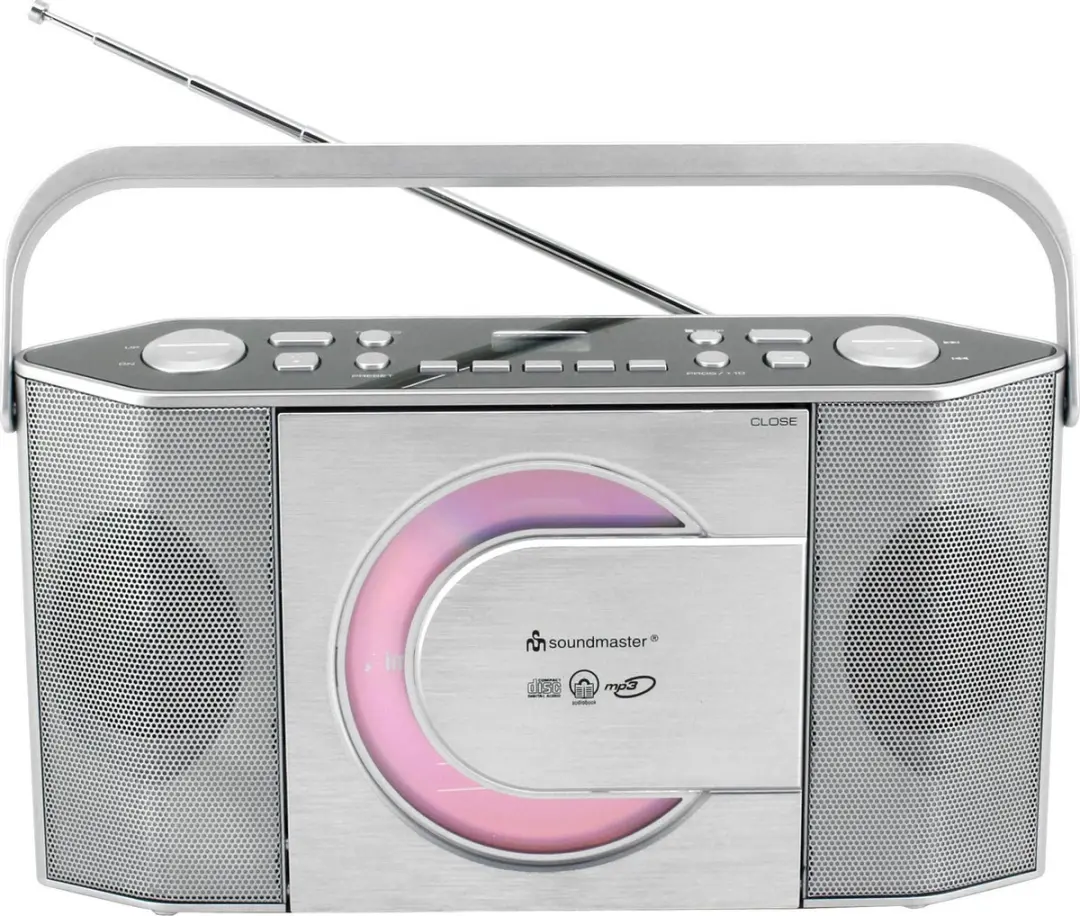 Soundmaster RCD1755SI CD-radio - Zilver - afbeelding 5 van 5