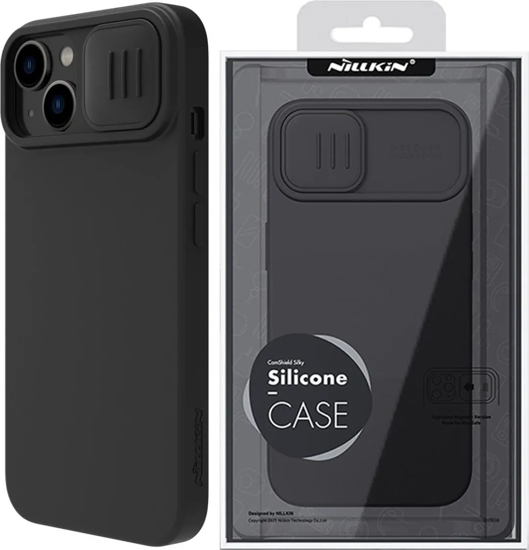 Nillkin CamShield Silky Silicone Hoesje iPhone 14 Plus