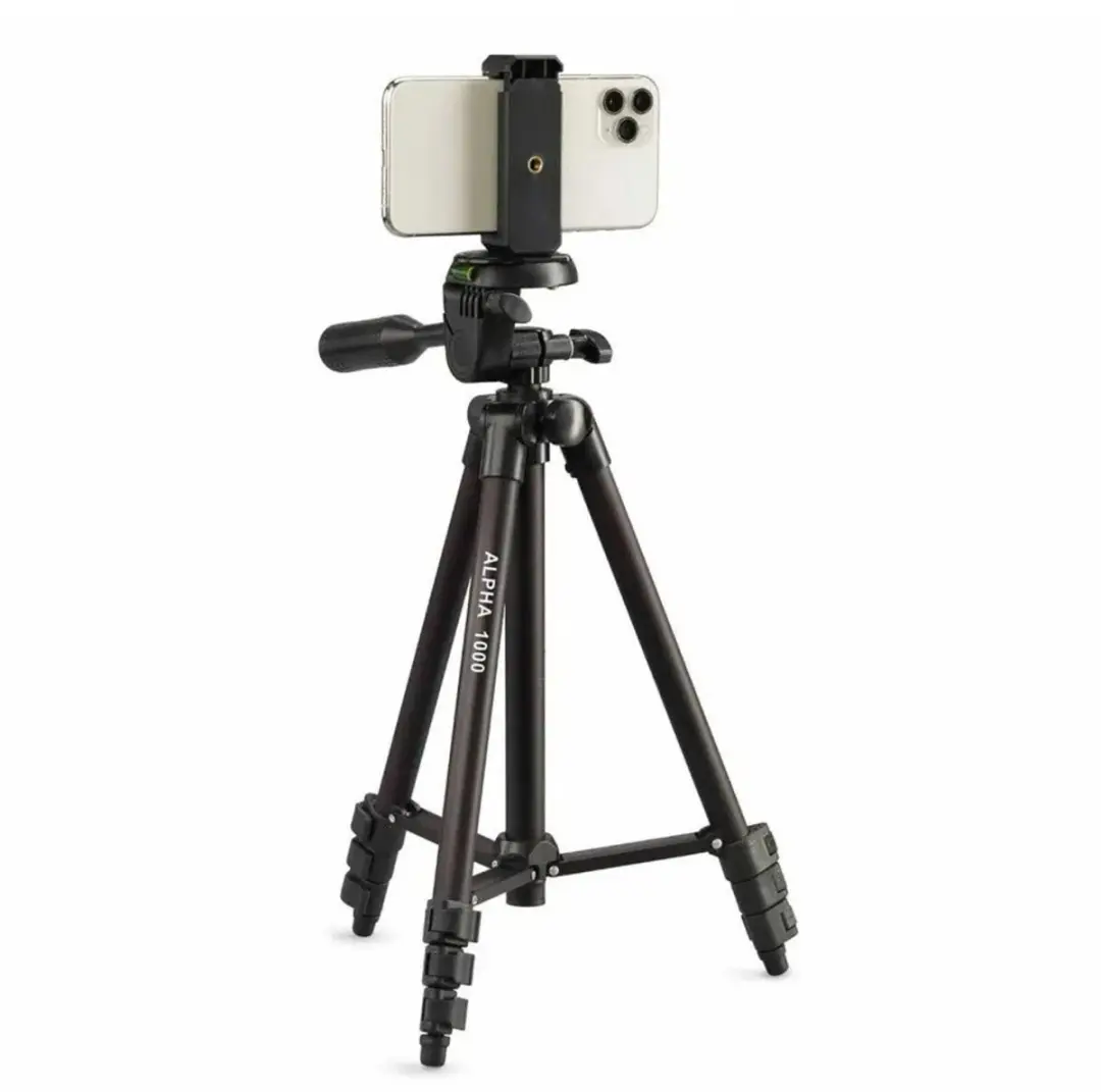 Cullmann Alpha 1000 Mobile Bluetooth Statief - Zwart - afbeelding 2 van 6