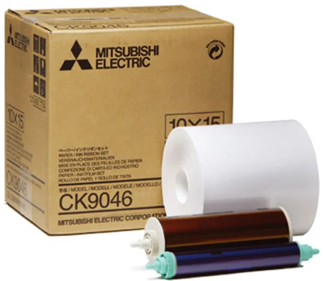 Mitsubishi CK-9046 Fotopapier - 10x15cm - 600 Afdrukken - afbeelding 2 van 3