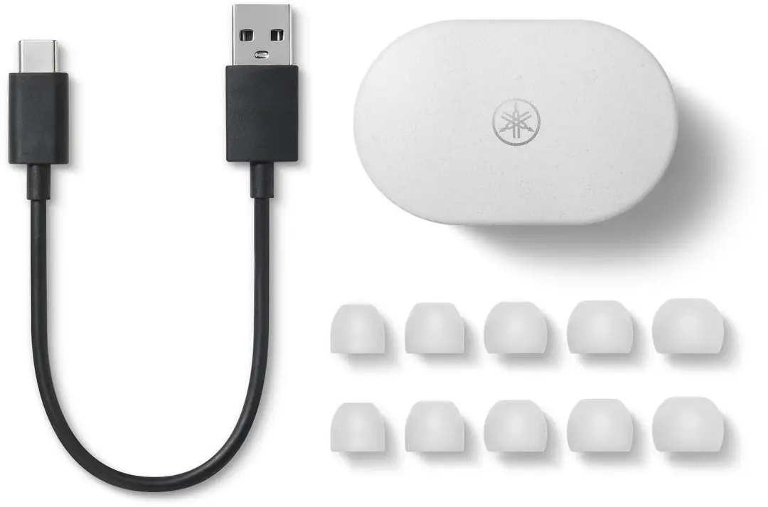 Yamaha TW-E7B True Wireless Hoofdtelefoon - Wit - afbeelding 5 van 6