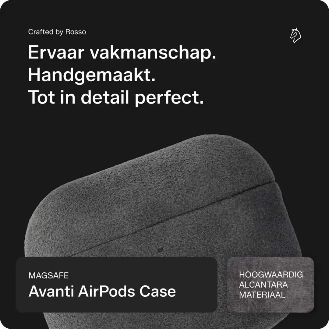 Rosso Avanti Hoesje AirPods Pro 3 - MagSafe - Grijs - afbeelding 6 van 6