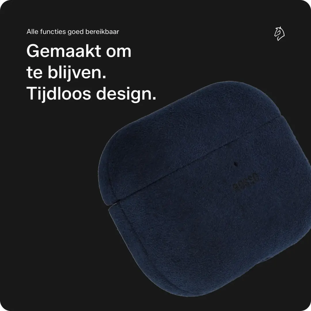 Rosso Avanti Hoesje AirPods Pro 1/2 - MagSafe - Blauw - afbeelding 6 van 6