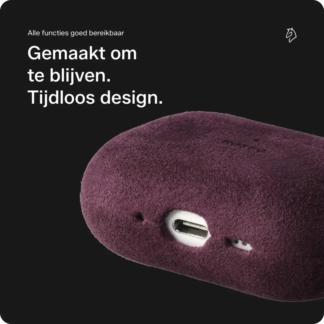 Rosso Avanti AirPods Pro Hoesje 265148 - Burgundy - afbeelding 2 van 6