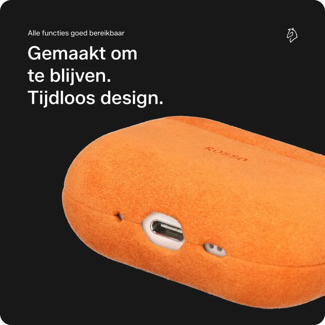 Rosso Avanti Hoesje AirPods Pro 1/2 265150 - Oranje - afbeelding 2 van 6