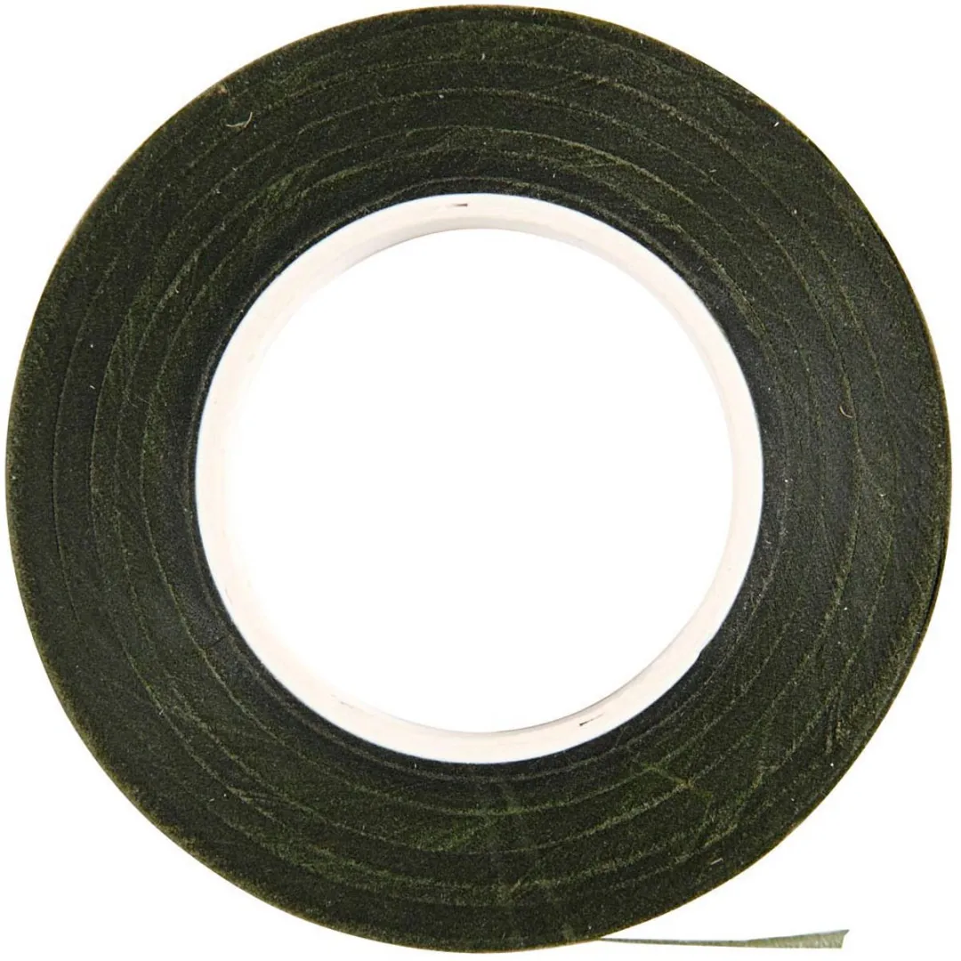 Creativ Company Floral Tape 12mm × 27m - Donkergroen