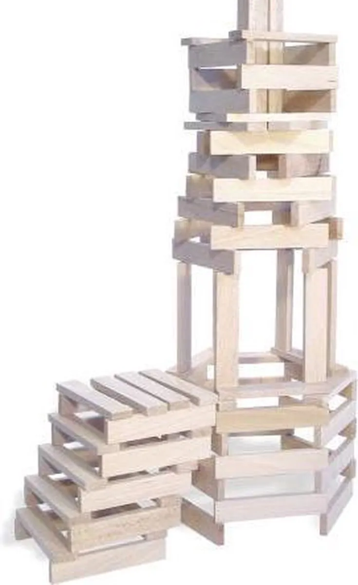 Vilac Batibloc Classic 200 Planken - Massief Hout - Naturel