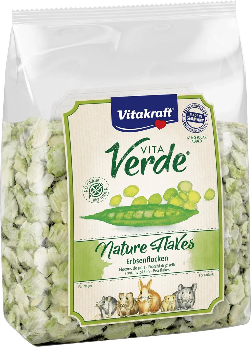 Vitakraft Vita Verde Nature Flakes Erwten 500g