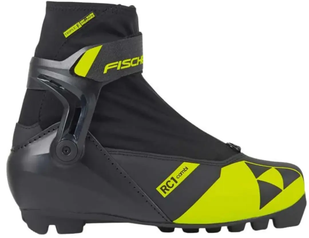 Fischer Rc1 Combi Junior Langlaufschoenen Zwart 20.5 Kinderen
