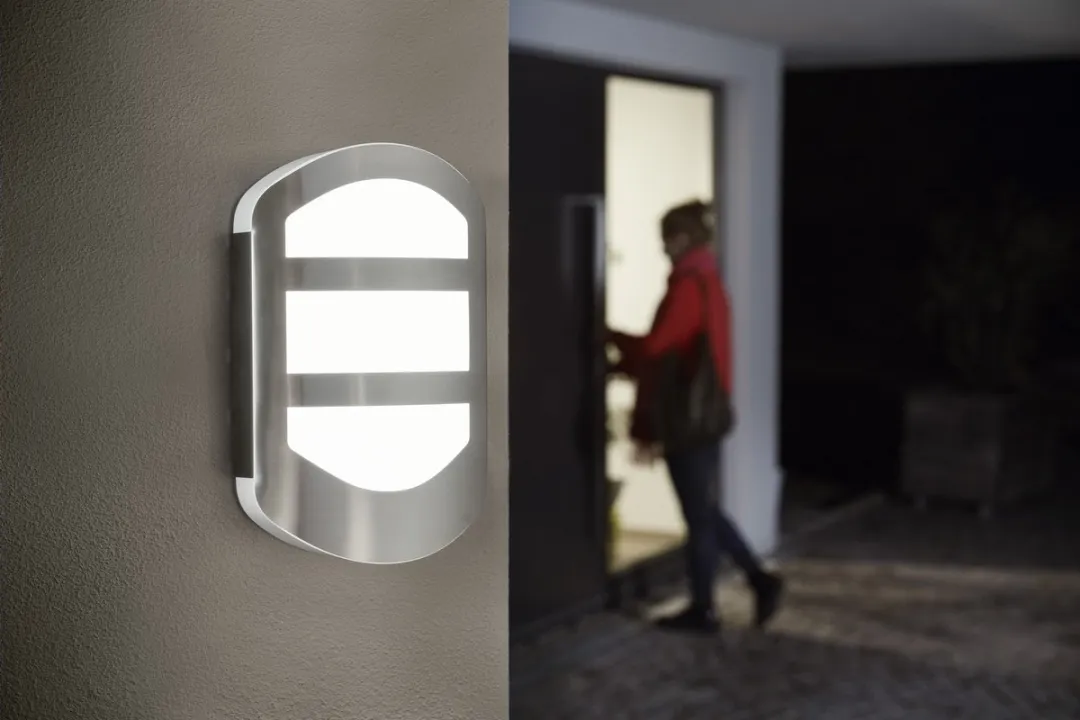 Osram ENDURA Style Plate Wall Wandlamp 12W - Staal - IP44