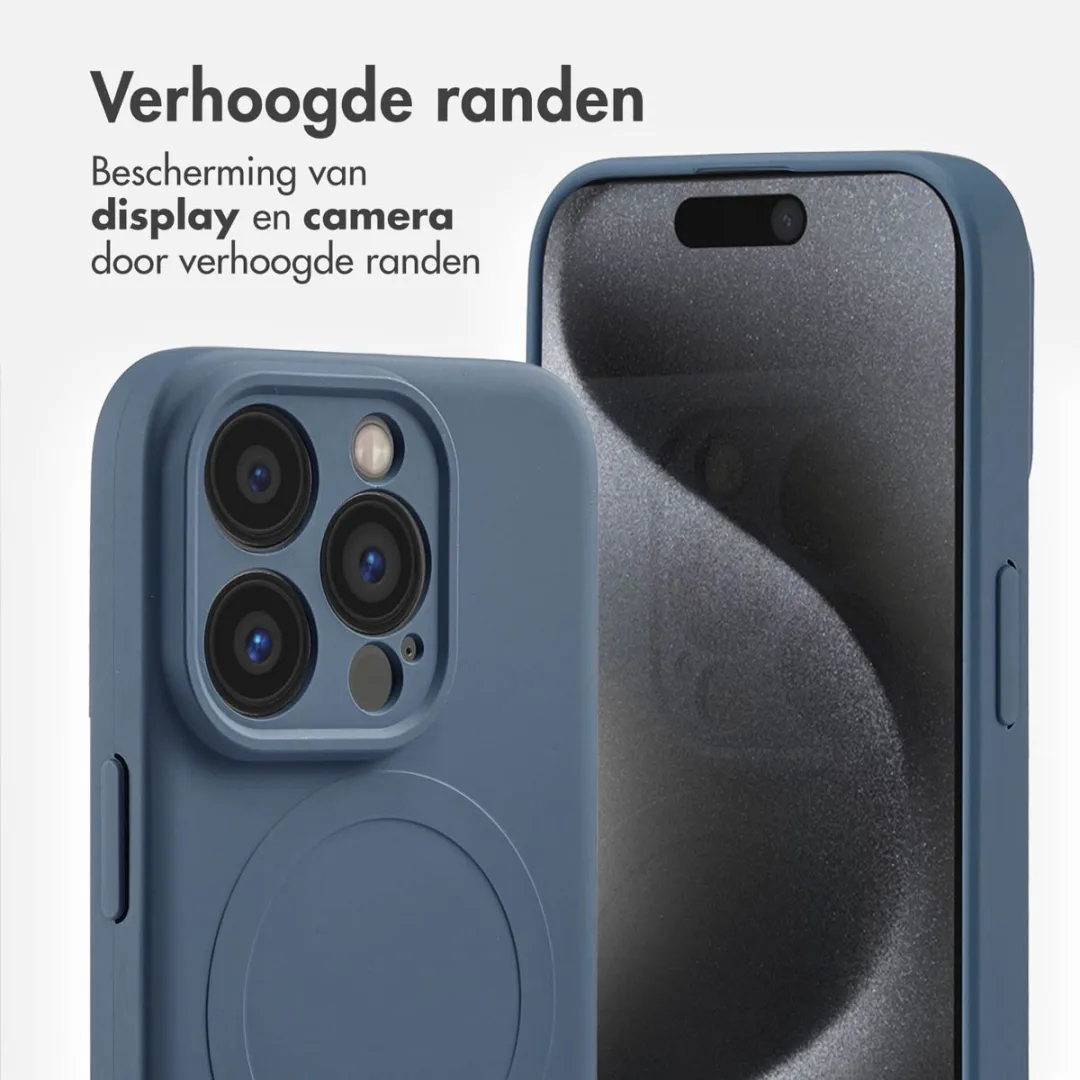 Imoshion Hoesje iPhone 15 Pro MagSafe - Donkerblauw